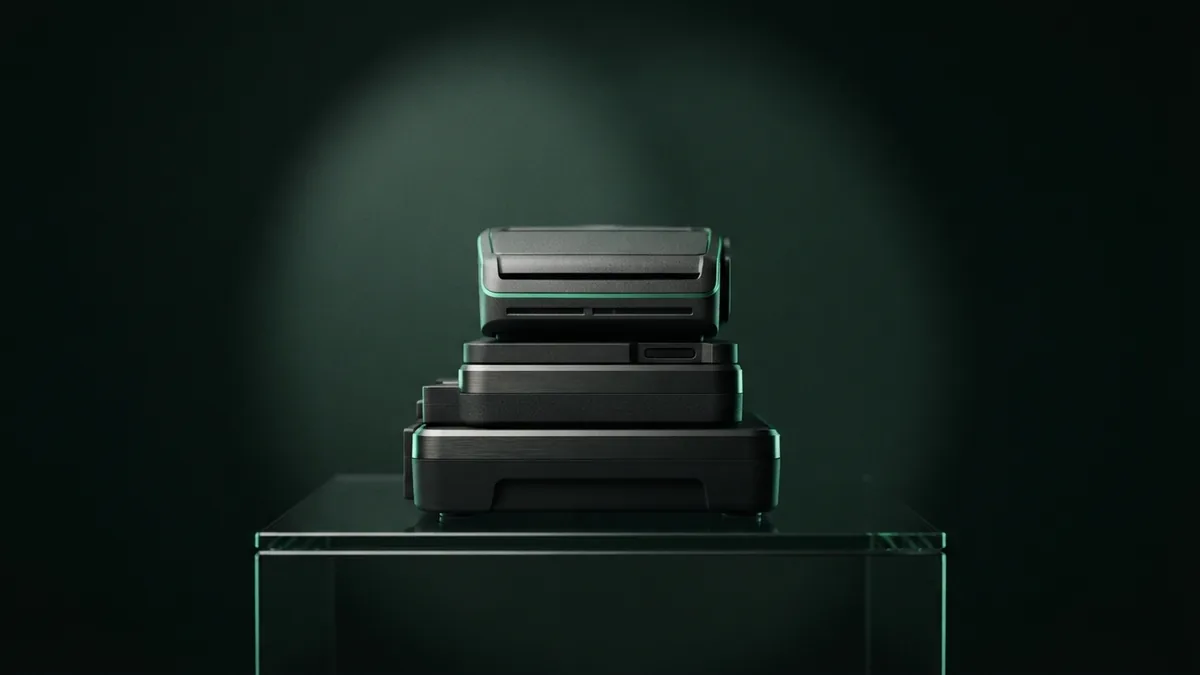 Dark payment hardware arranged for choosing a credit card processor