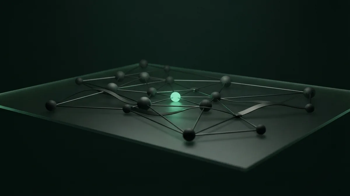 Recurring billing flow Graphite payment nodes linked across smoked glass show recurring billing flow